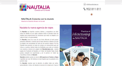 Desktop Screenshot of nautalia.com